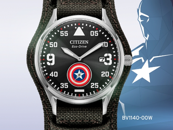 CITIZEN Eco-Drive キャプテン・アメリカ Amazon.com: Citizen Men's Eco-Drive Marvel, Captain America