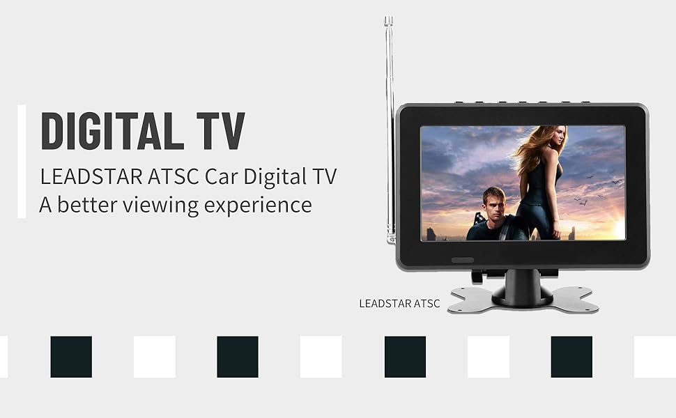 Amazon | ポータブルデジタルテレビ、7インチ/10インチLCD 1080P