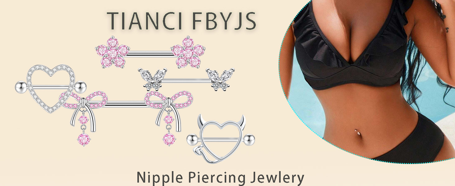 nipple pierccing jewelry