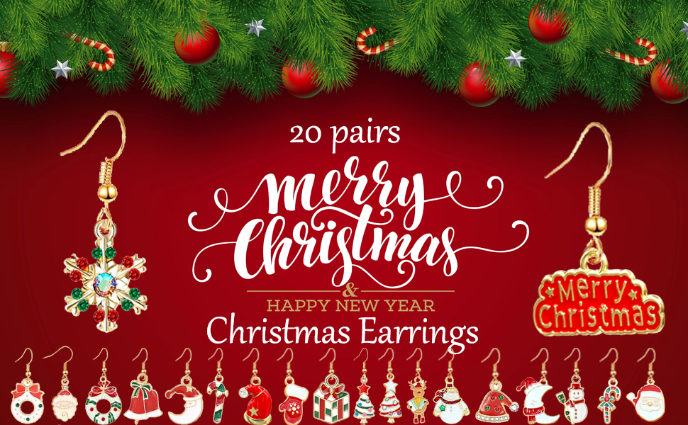 Christmas Earrings for Women 01