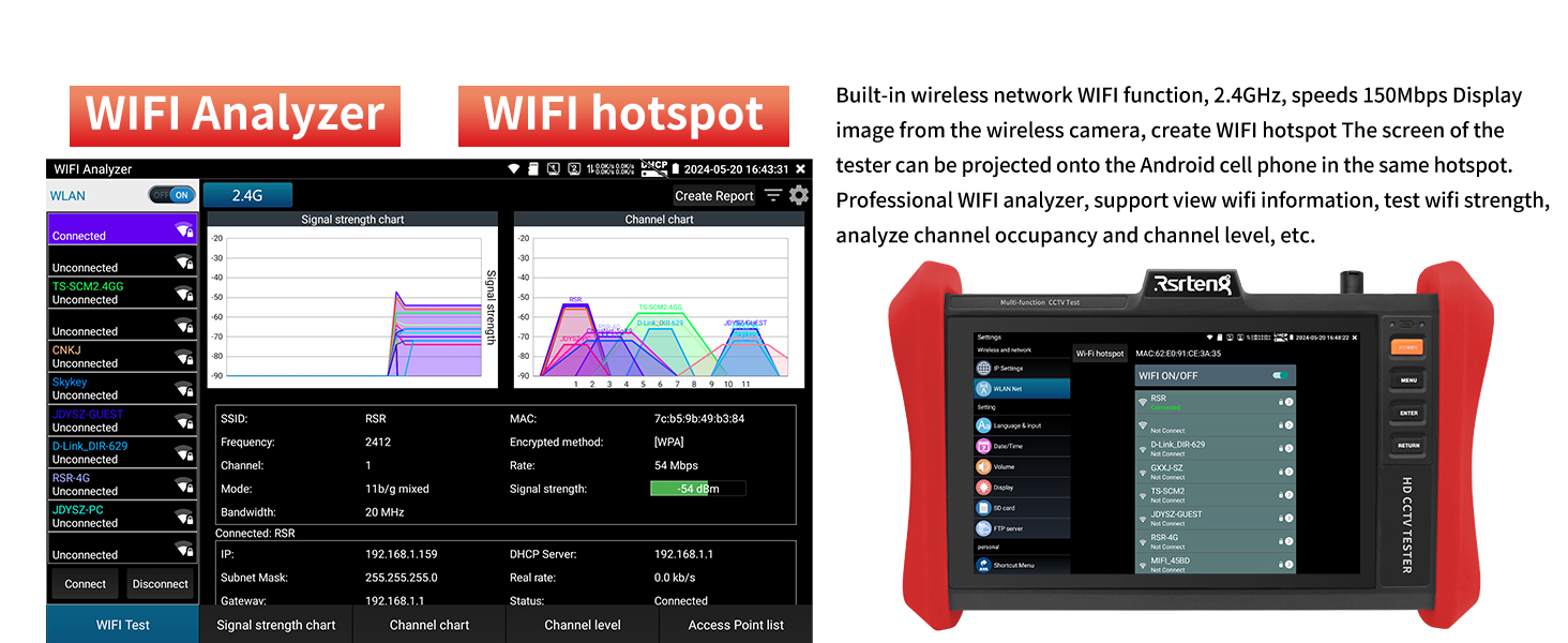 cctv camera tester