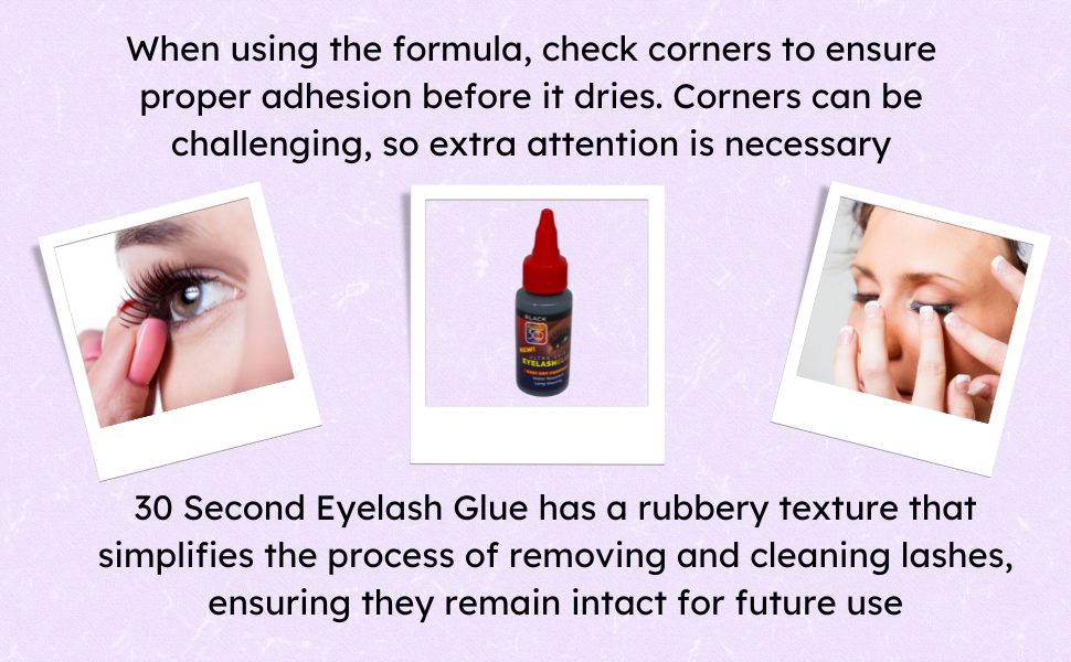 30 sec eyelash glue
