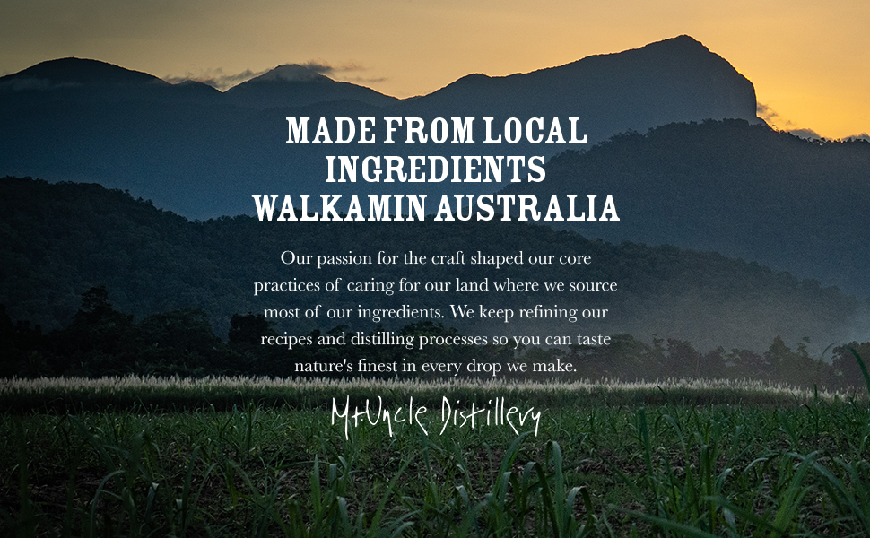 Bushfire Smoked Gin 70cl by Mt. Uncle Distillery, AwardWinning