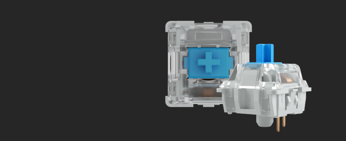 Glorious Gaming GMMK, Mechanisches Gaming-Keyboard, Gateron Brown Schalter, Doubleshot-Kappen