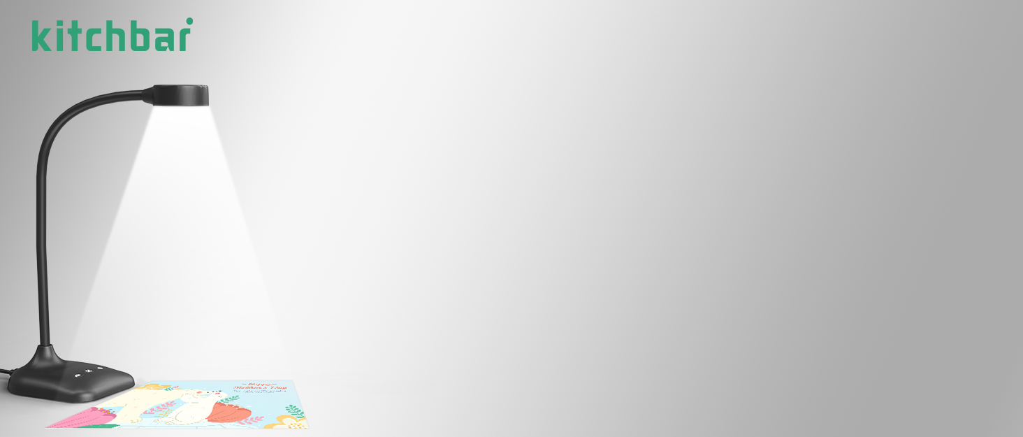 Kitchbai Visualiser, USB Document Camera for Teaching, PC Camera for