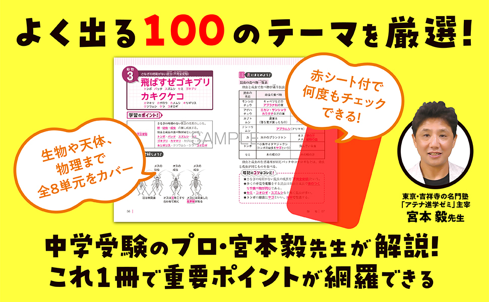 改訂第2版 中学受験 ゴロ合わせで覚える理科100 | 宮本 毅, 小西