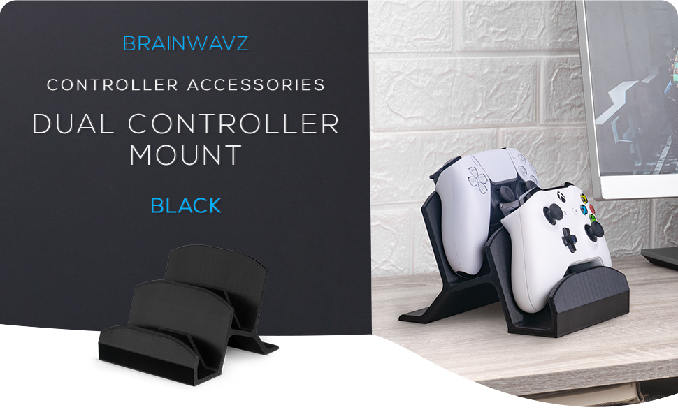 Amazon.com: BRAINWAVZ Dual Game Controller Holder Desktop