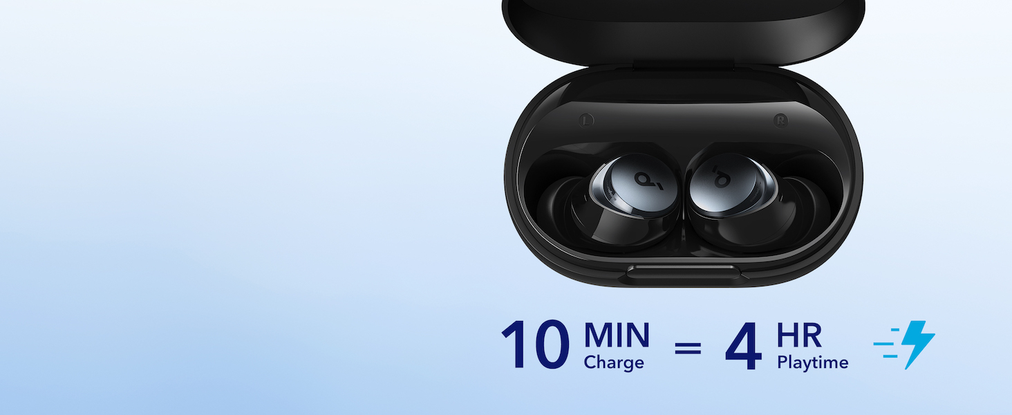 soundcore by Anker Space A40 Adaptive Active Noise Cancelling Wireless Earbuds, Reduce Noise by