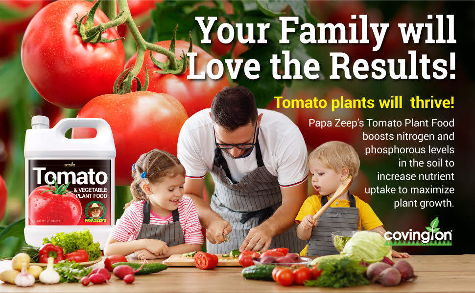 Covington Liquid Tomato Fertilizer, Organic Tomato and Vegetable Plant Food, Feed