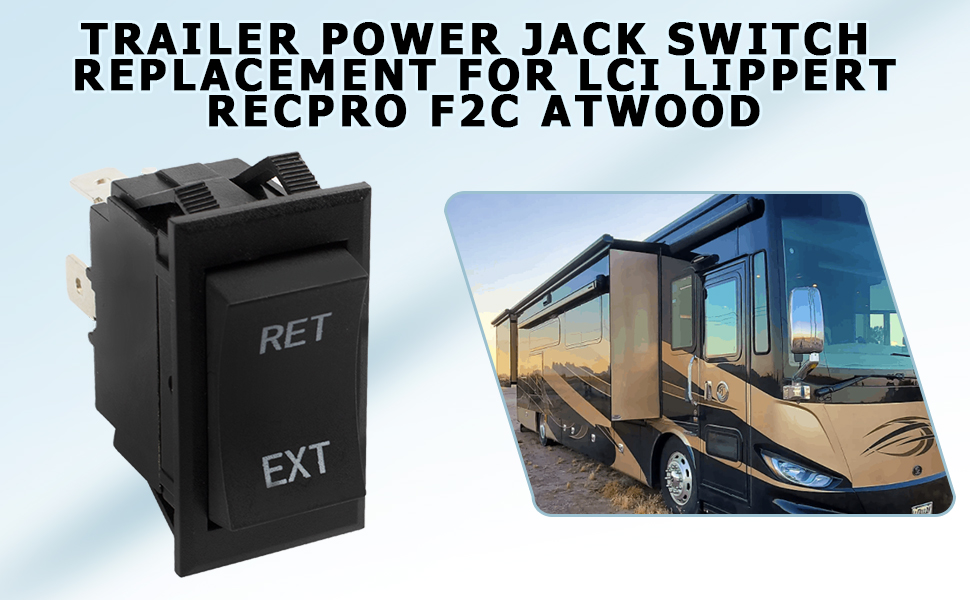 Trailer Power Jack Switch Replacement for LCI Lippert