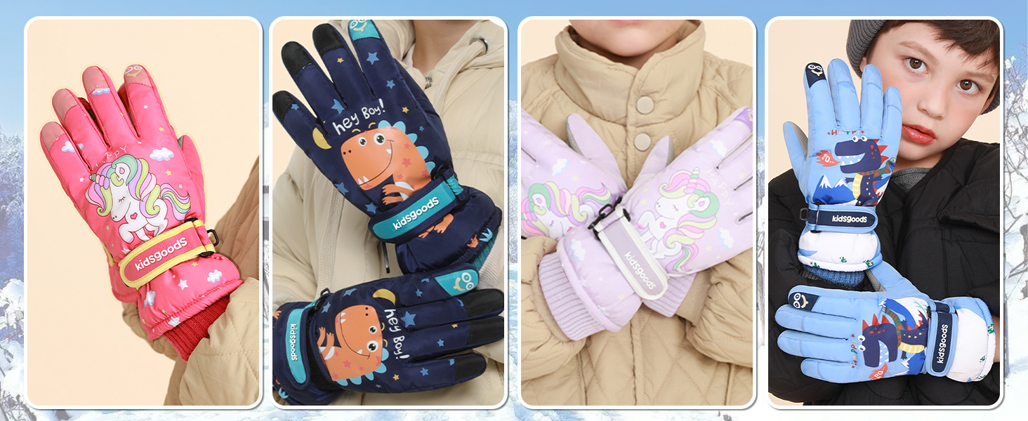 girls' ski gloves