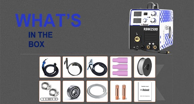 Soldador Inverter Multiproceso Reboot 250A: ¡Soldadura versátil y eficiente