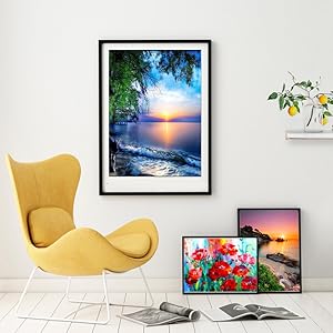 diamond painting beach