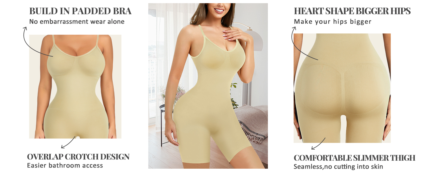 JOSERGO women shapewear for women bodysuit details