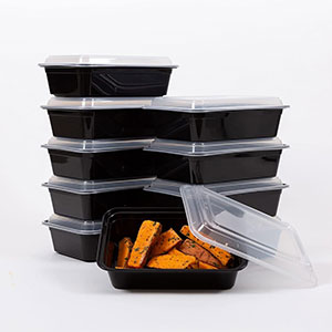 meal prep containers reusable boxes glass bodybuilding tupperware lids tubs jars 1 compartment tub