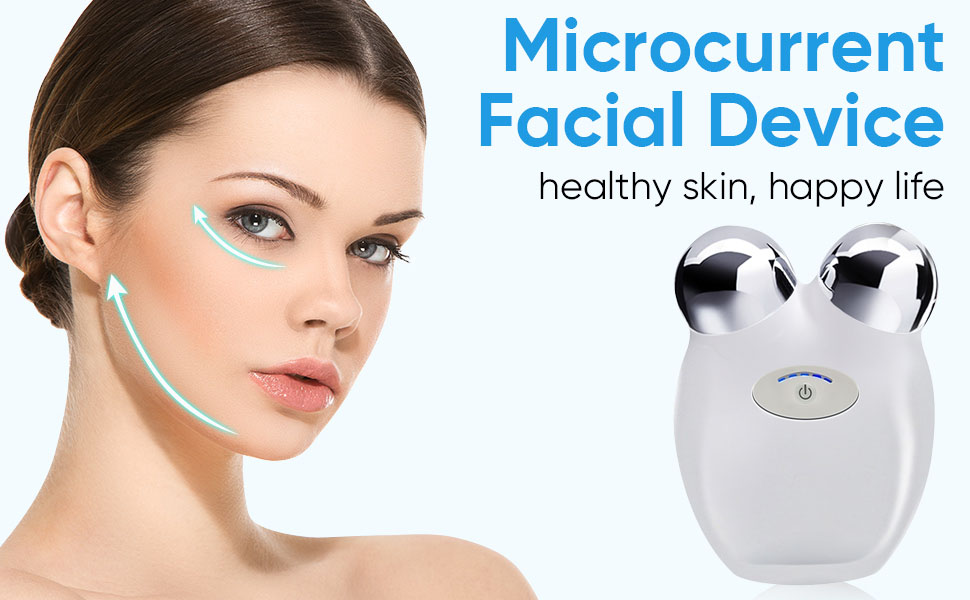 Microcurrent Facial Device, Electric Face Massager for Anti