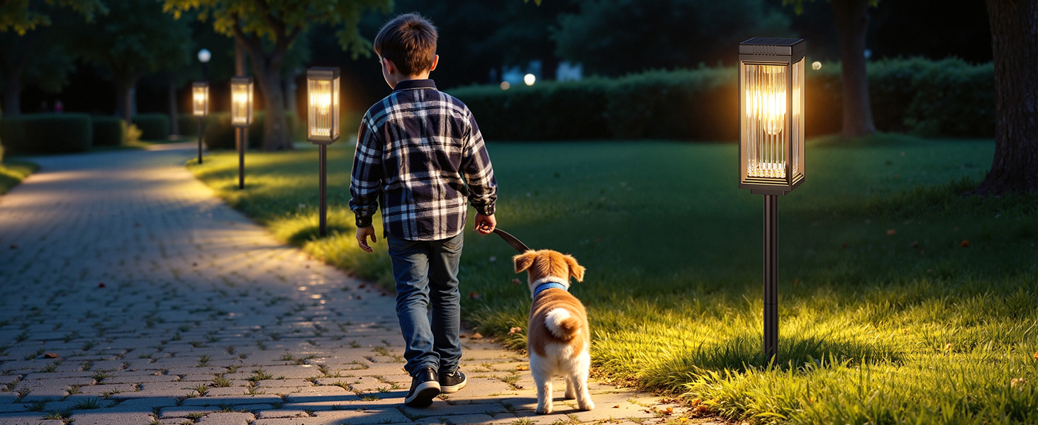 solar walkway lights