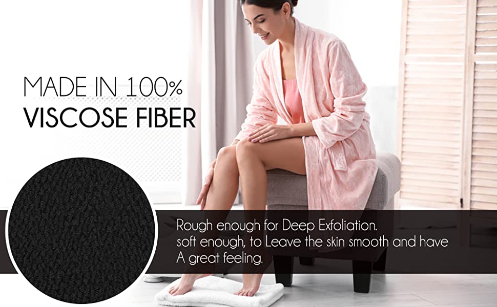 Gloves 2 Pcs, Exfoliating Body Scrubber for Bath Shower Exfoliation