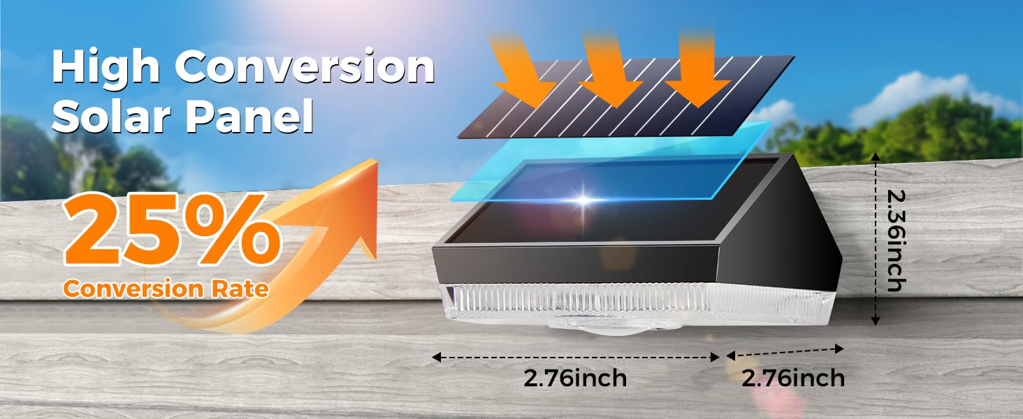 solar lights for fence