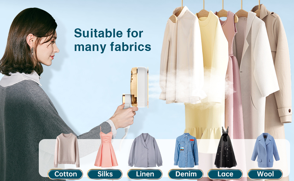 Suitable for many fabrics