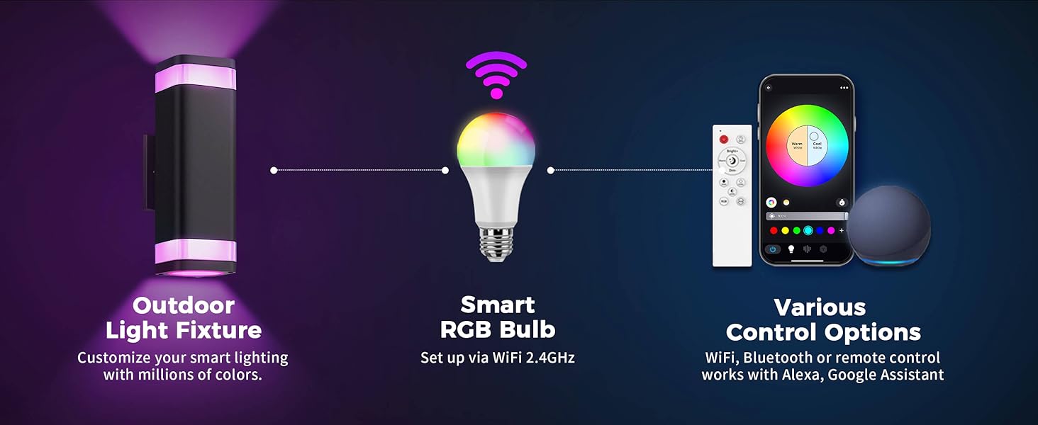 smart outdoor lights for house