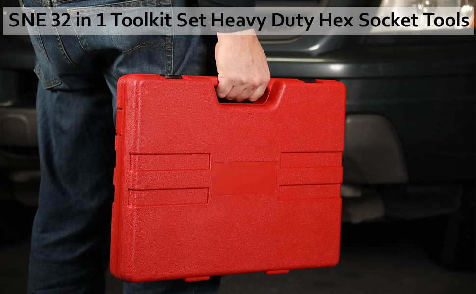 Heavy Duty Hex Socket Tools, DR. Socket Set, Heavy Duty Socket Tools set, SPN-RECPP