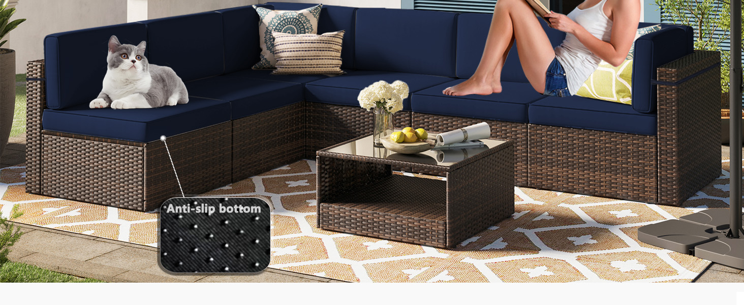  Outdoor Sectional Replacement Cushions