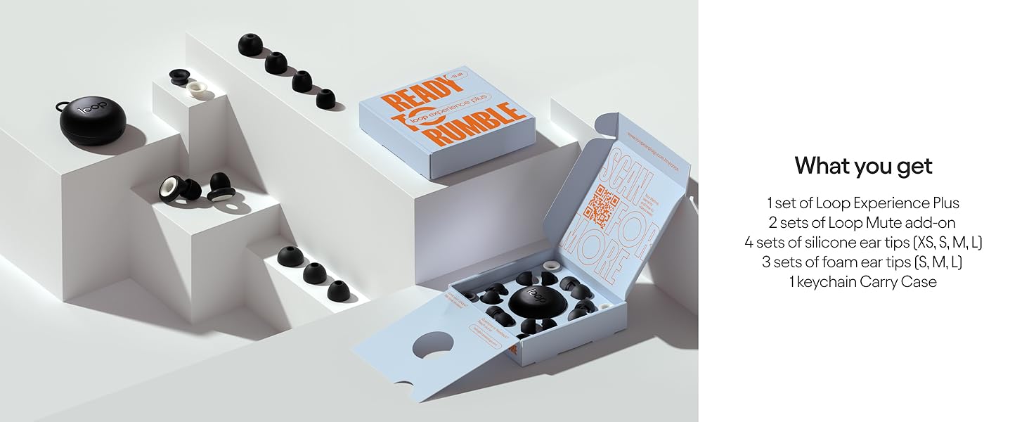 Loop Experience Pro Ear Plugs High Fidelity Hearing Protection for