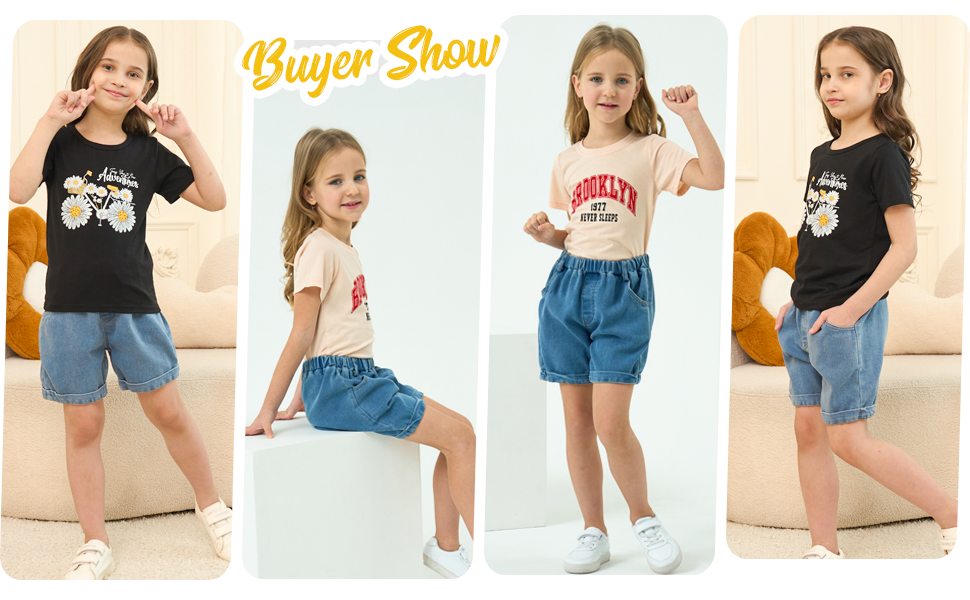 KID Girls 6-7t Summer Clothes Set