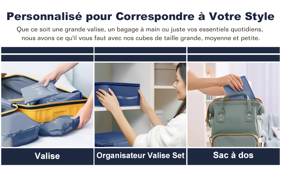 Utilisez-les carne pochettes de voyage pour le jarcher vos essentiels bien organisés où que vous soyez.
