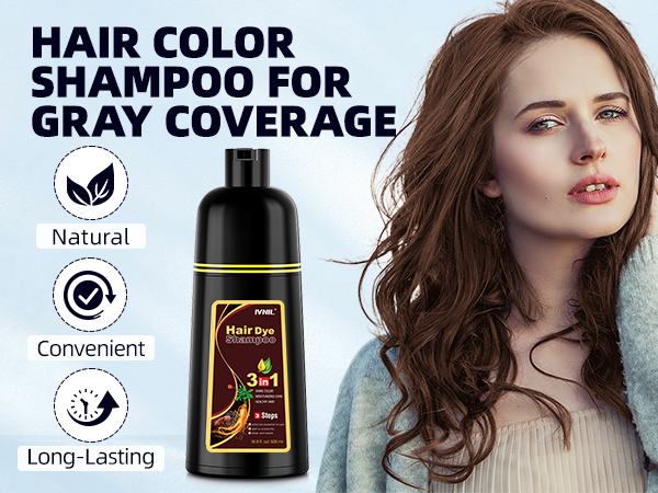 dark brown hair dye shampoo