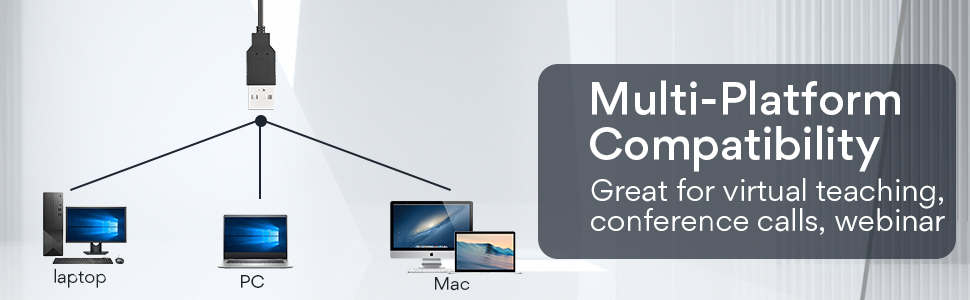 usb connection wide compatible with pc mac desktop laptop