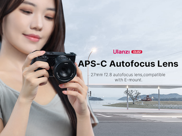 Ulanzi CL02 AF 27mm F2.8 eマウント＋フラッシュ Ulanzi CL02 AF 27mm F2.8 eマウント＋フラッシュ Ulanzi CL02