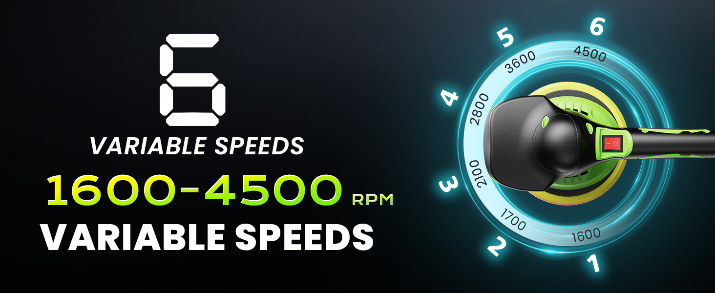 Avhrit 6 Variable Speeds Polisher