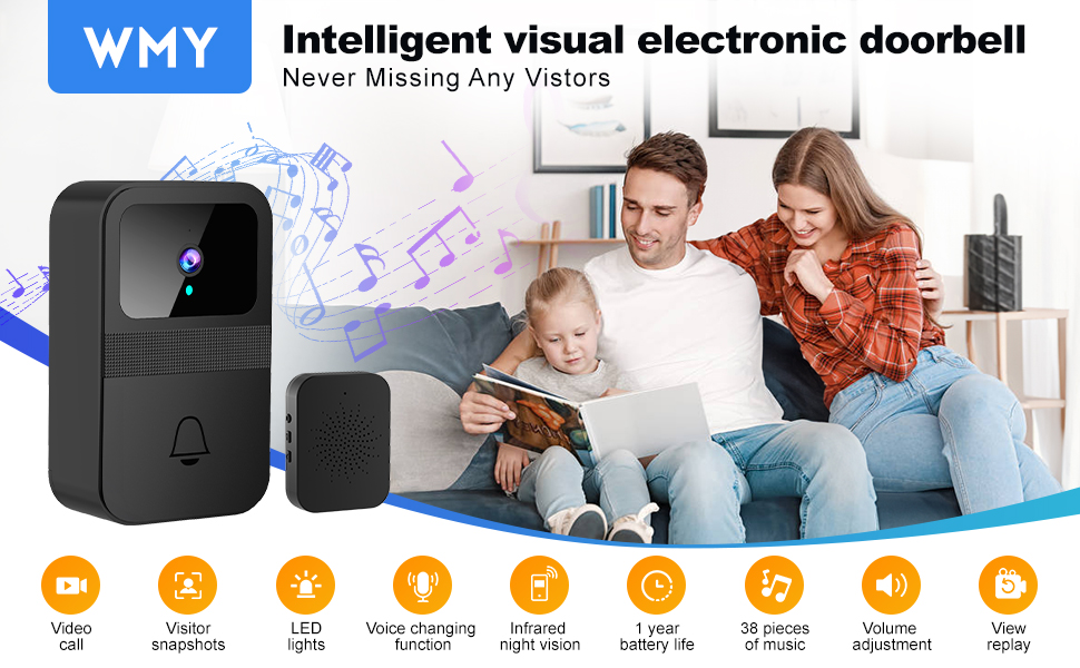 Function points of electronic doorbell products