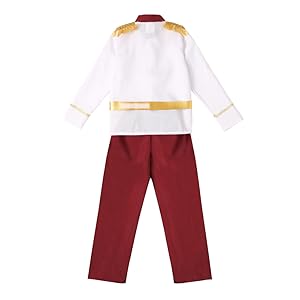 Amazon.co.jp: [SCLYX] 王子様衣装 王子様コスプレ 白 キッズ