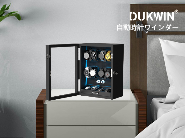 Amazon | DUKWIN ワインディングマシーン 8本巻き上げ+4本収納