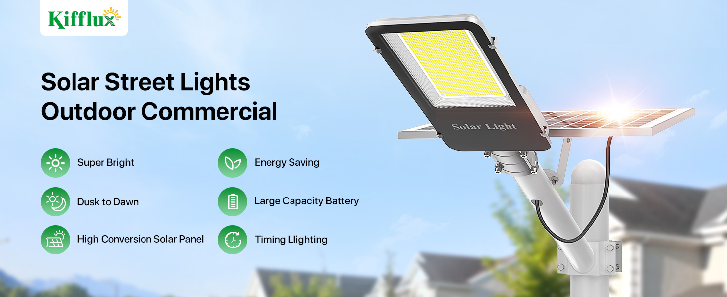 solar street lights outdoor