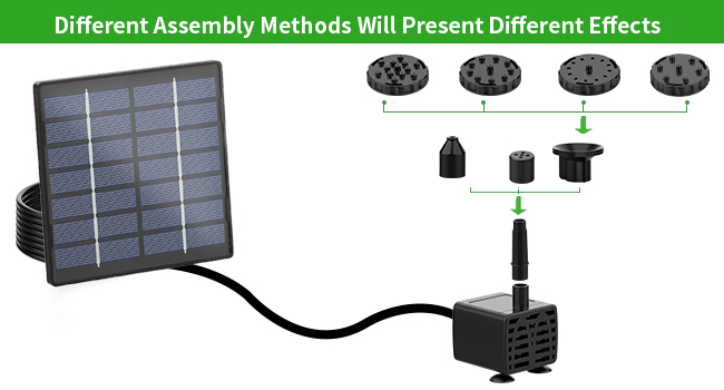 solar water fountain