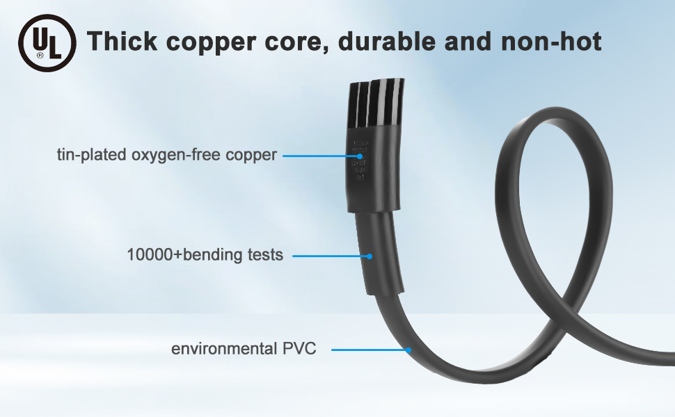 AC Power Cord 3.3ft,Apple TV Power Cord Replacement for