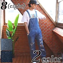 Amazon | 8(eight) (エイト) 2color ダメージ加工 デニム
