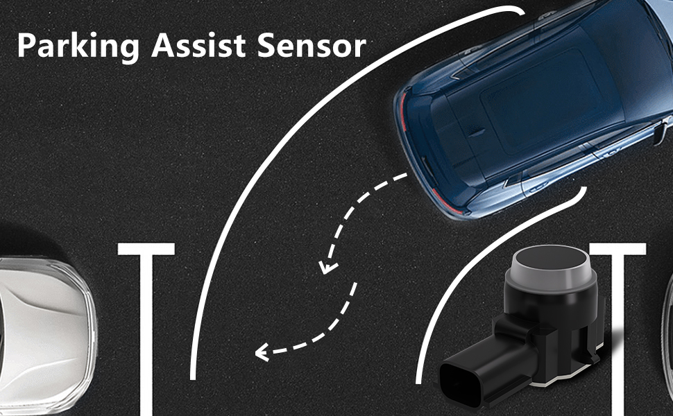 kerwinn 4PCS PDC Parking Assist Sensor 52050134 Bumper