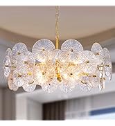 TOCHIC Modern Glass Chandelier 32.67