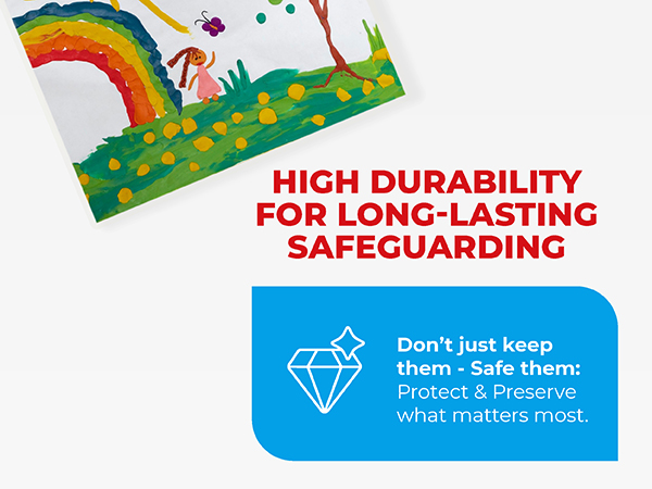 children's drawing keepsake