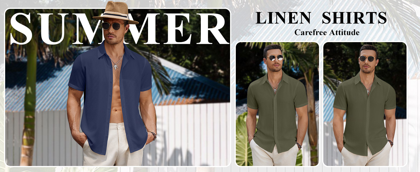 mens casual button downs shirts
