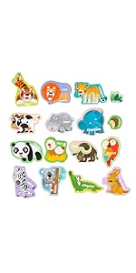 Animal-Themed Magnetic Alphabet Set