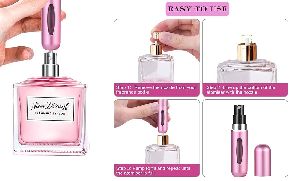 refillable perfume bottle atomizer for travel,perfume travel spray bottle