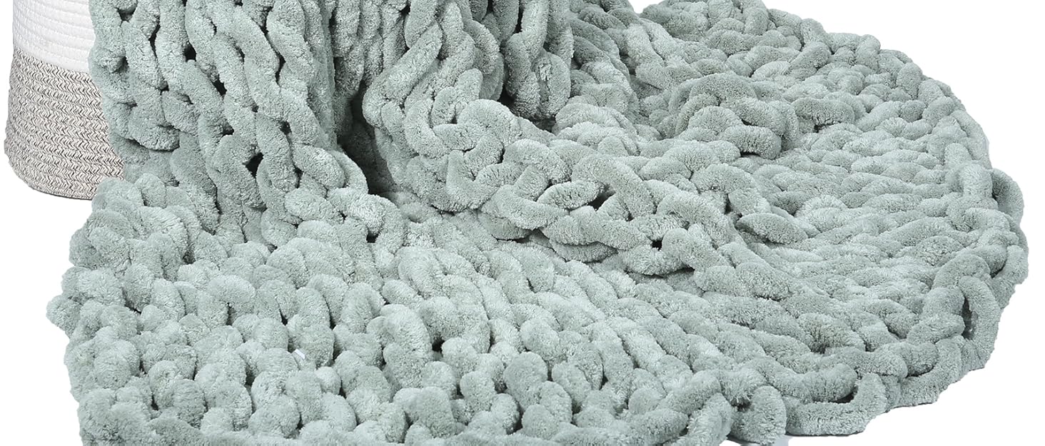 chunky blanket throw