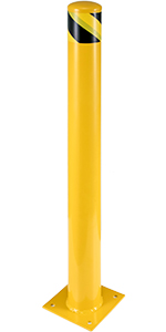 steel pipe safety bollard post