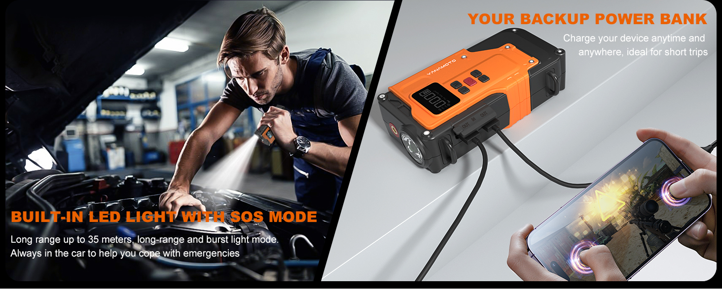 Tire Inflator Portable Air Compressor 160PSI Cordless Air